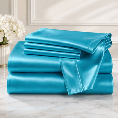 Bedify Bedding Silk Satin Sheet Set