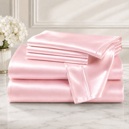 Bedify Bedding Silk Satin Sheet Set