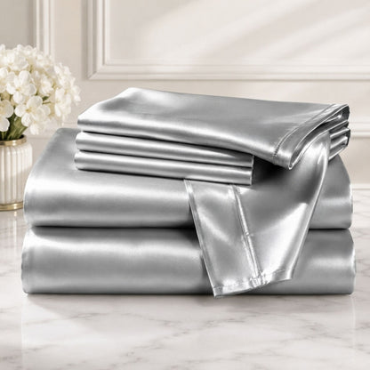 Bedify Bedding Silk Satin Sheet Set