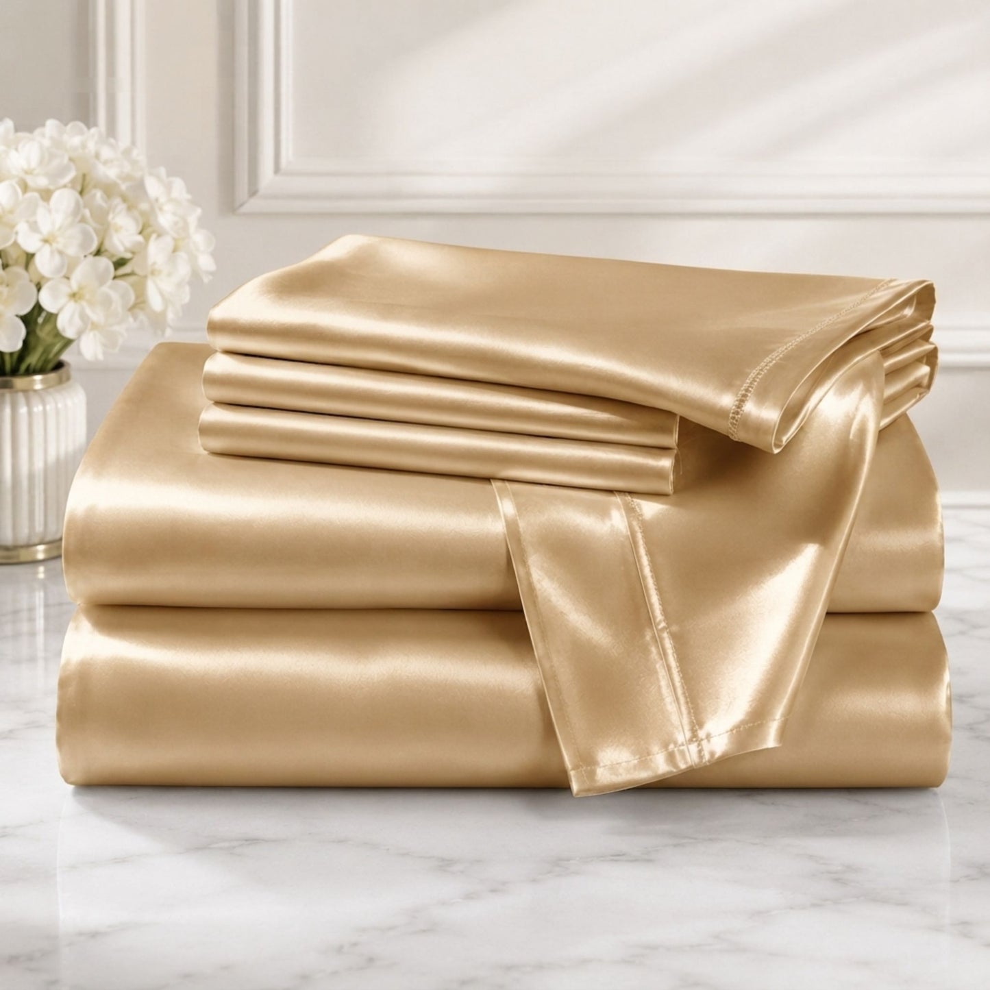 Bedify Bedding Silk Satin Sheet Set (Copy)