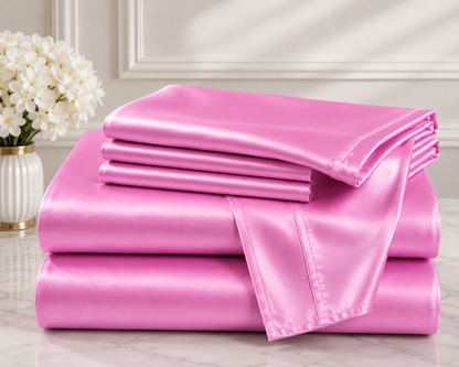 Bedify Bedding Silk Satin Sheet Set