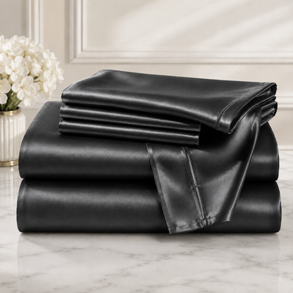 Bedify Bedding Silk Satin Sheet Set