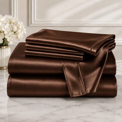 Bedify Bedding Silk Satin Sheet Set
