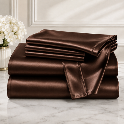 Bedify Bedding Silk Satin Sheet Set