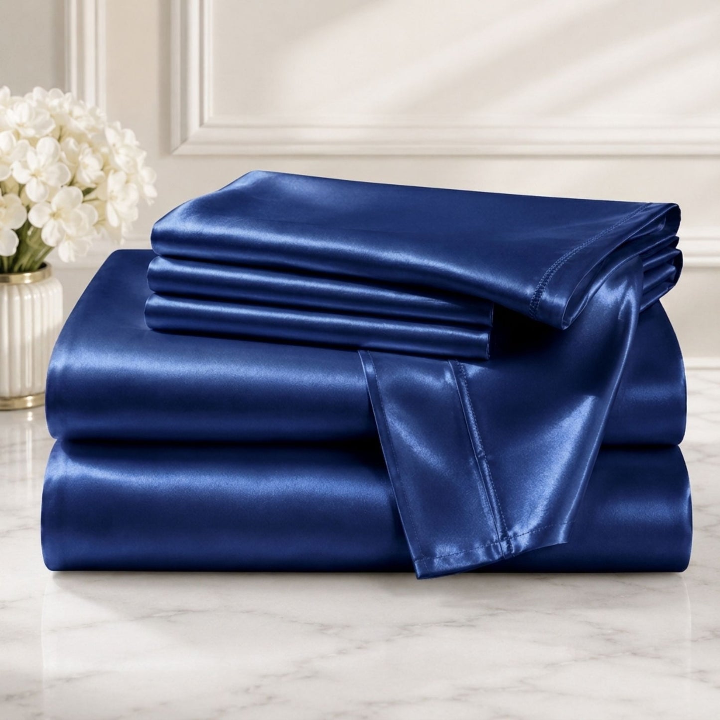 Bedify Bedding Silk Satin Sheet Set