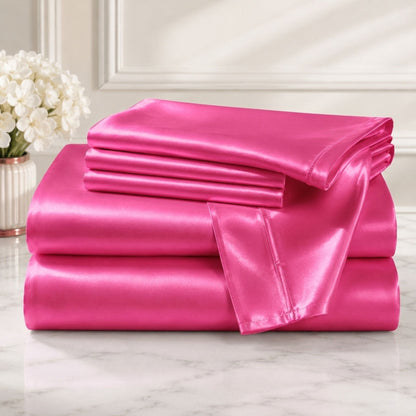 Bedify Bedding Silk Satin Sheet Set