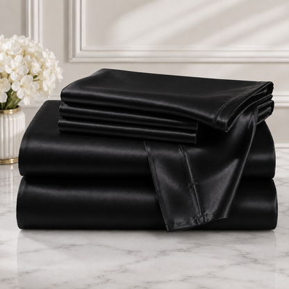 Bedify Bedding Silk Satin Sheet Set