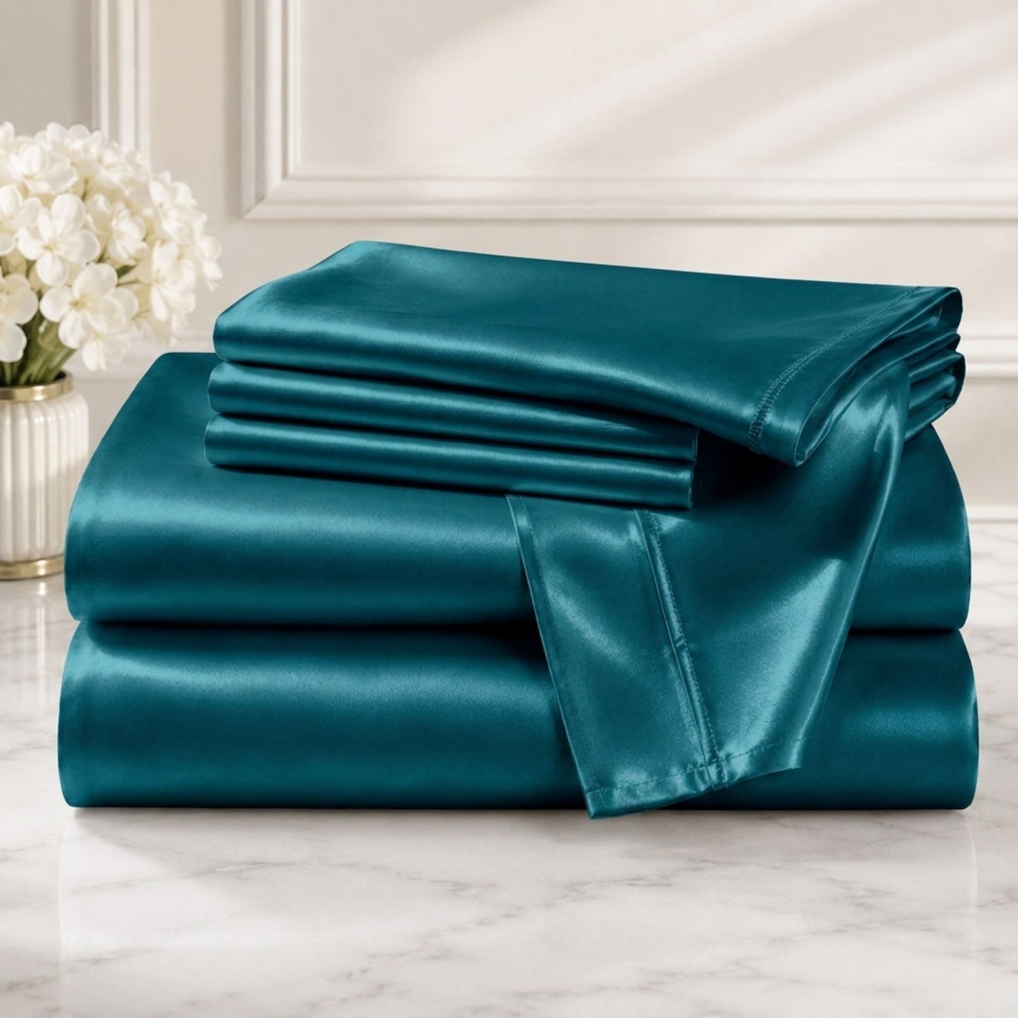 Bedify Bedding Silk Satin Sheet Set