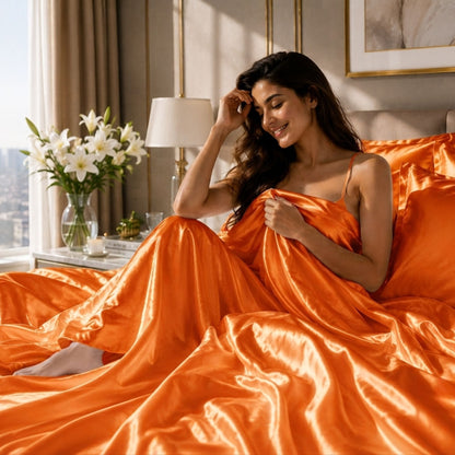 Bedify Bedding Silk Satin Sheet Set (Copy)