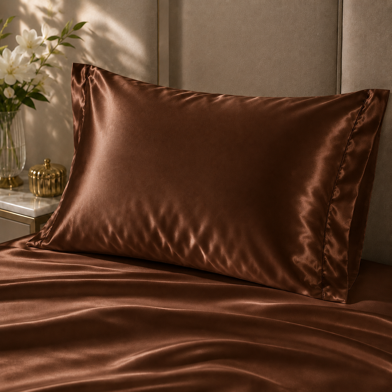 Bedify Bedding Silk Satin Sheet Set