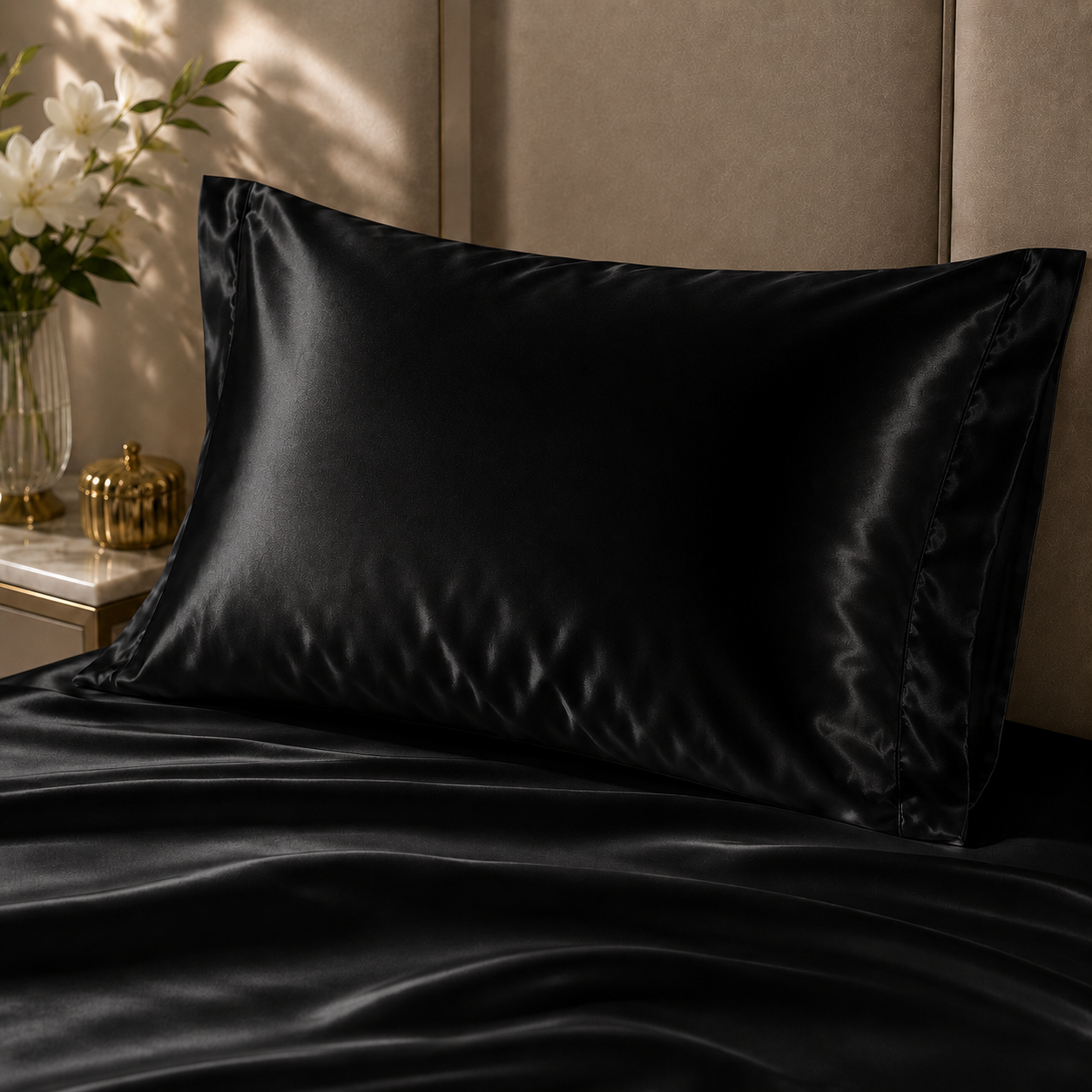 Bedify Bedding Silk Satin Sheet Set
