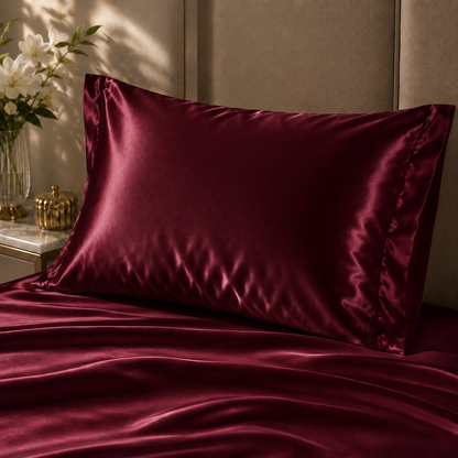 Bedify Bedding Silk Satin Sheet Set