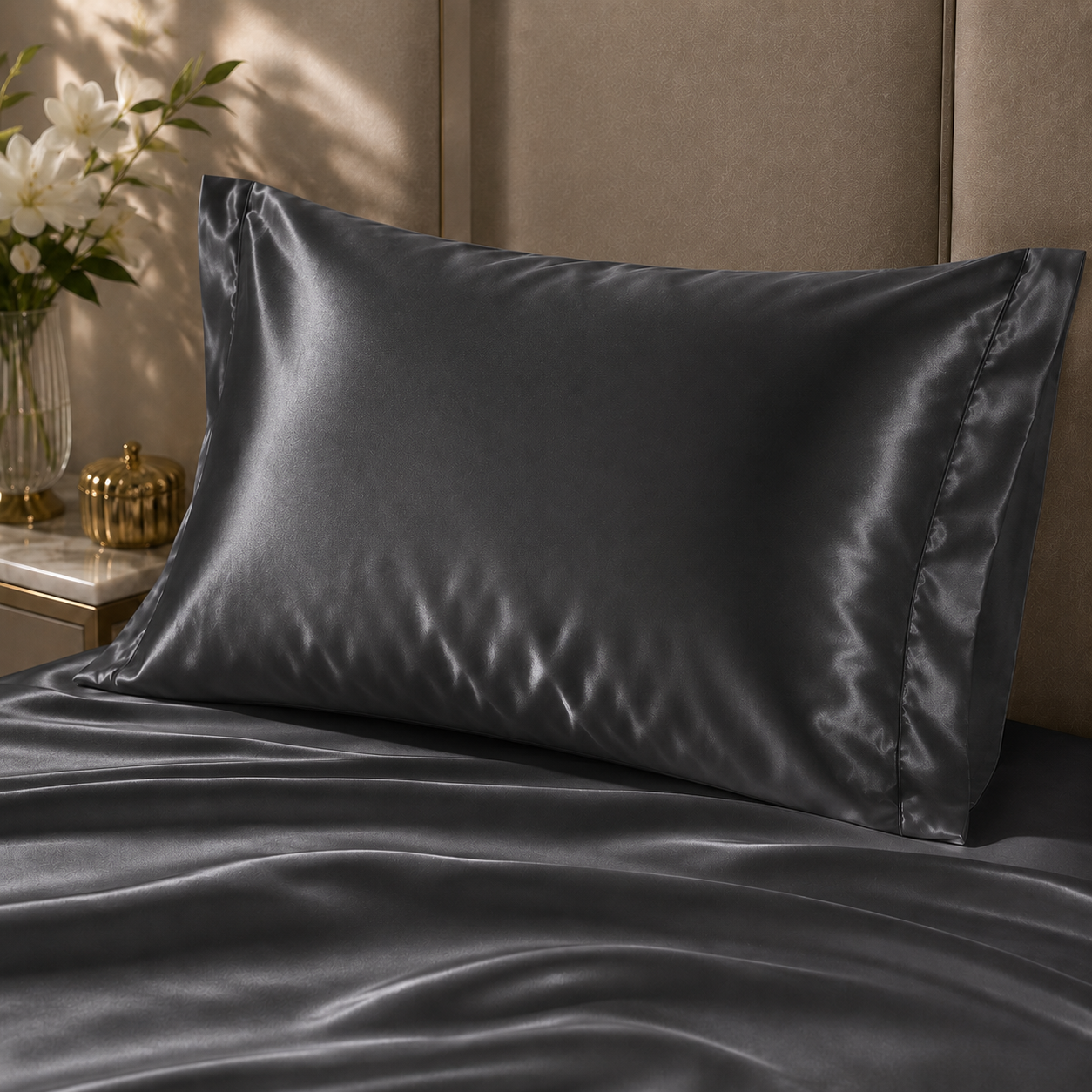 Bedify Bedding Silk Satin Sheet Set