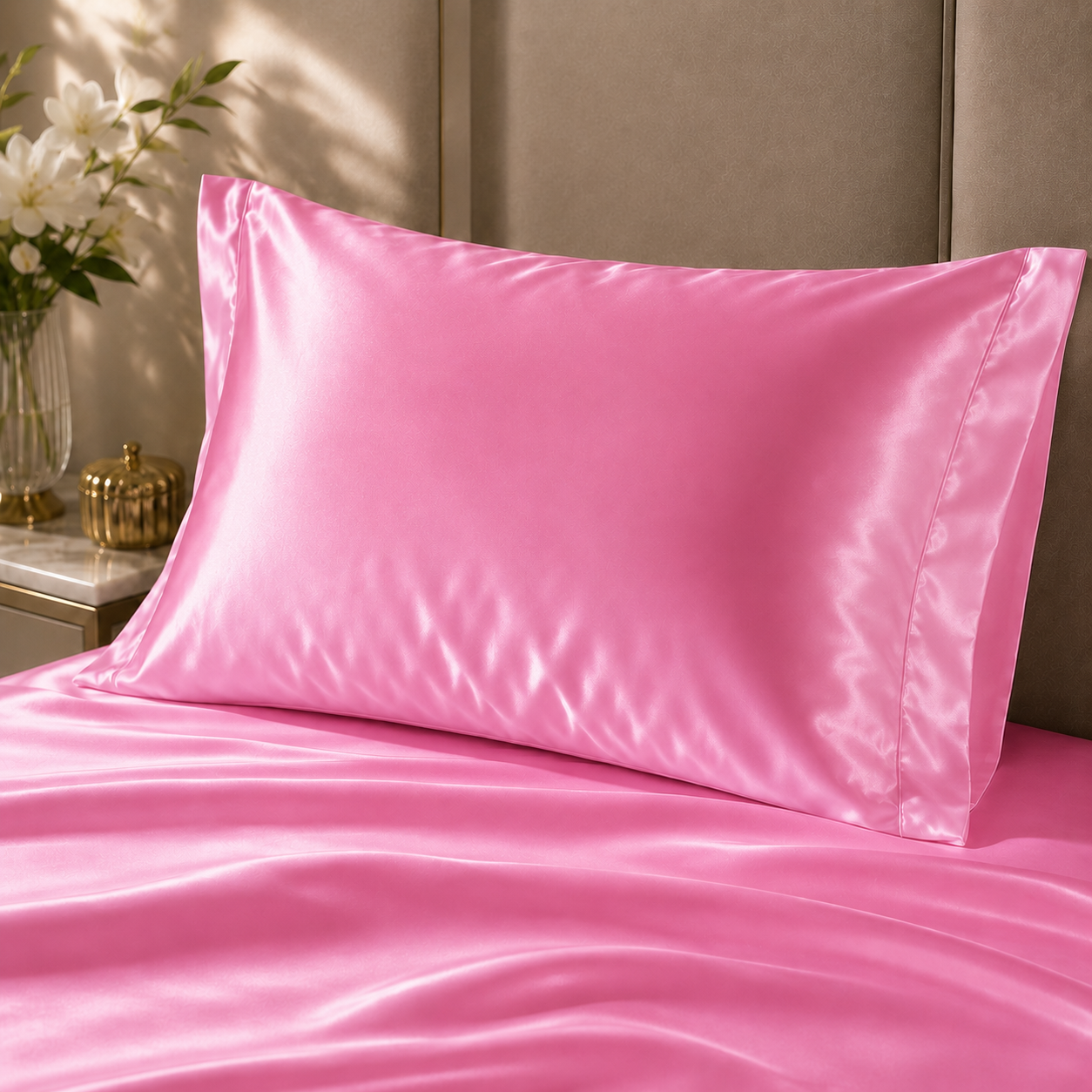 Bedify Bedding Silk Satin Sheet Set