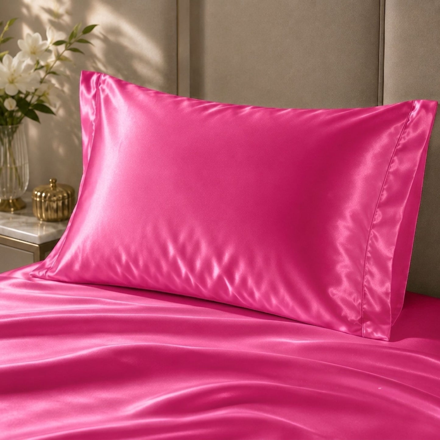 Bedify Bedding Silk Satin Sheet Set
