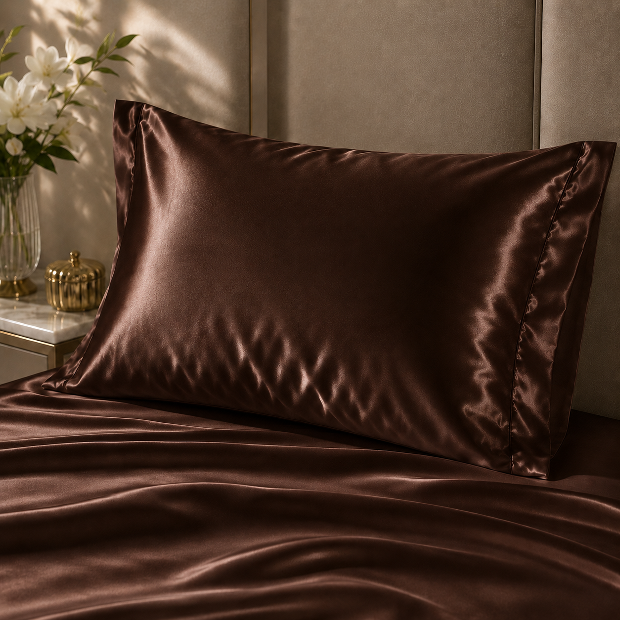 Bedify Bedding Silk Satin Sheet Set