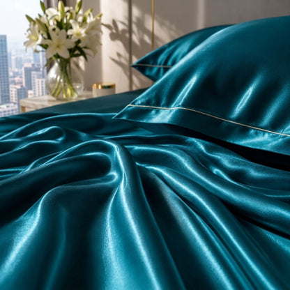 Bedify Bedding Silk Satin Sheet Set