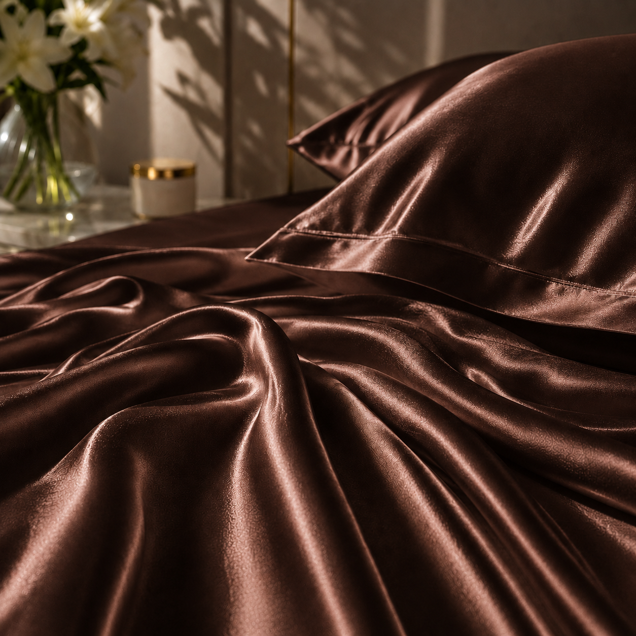 Bedify Bedding Silk Satin Sheet Set