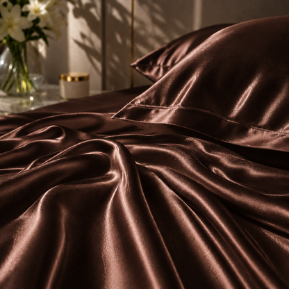 Bedify Bedding Silk Satin Sheet Set
