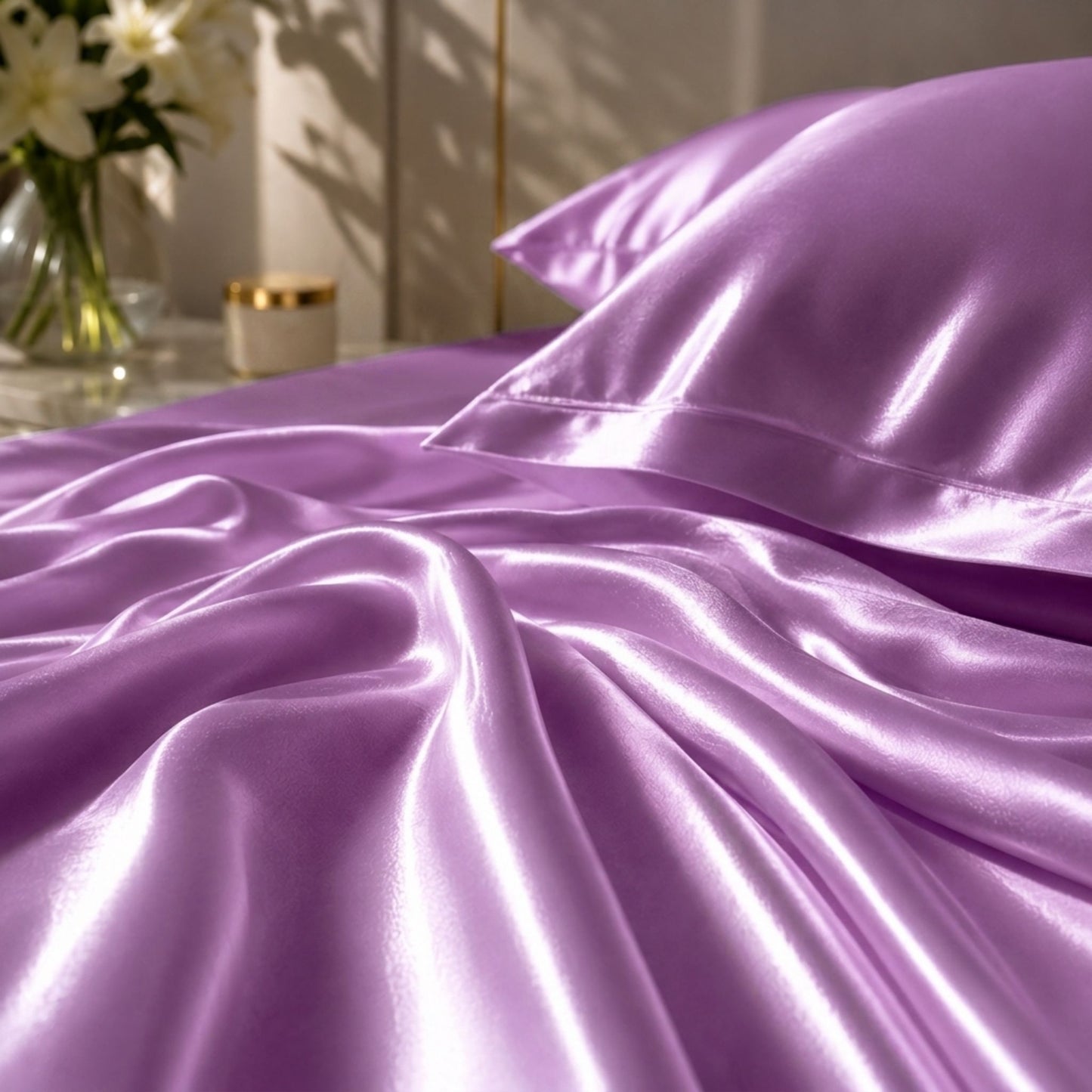 Bedify Bedding Silk Satin Sheet Set