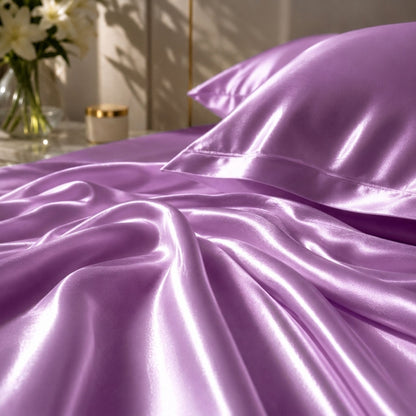 Bedify Bedding Silk Satin Sheet Set