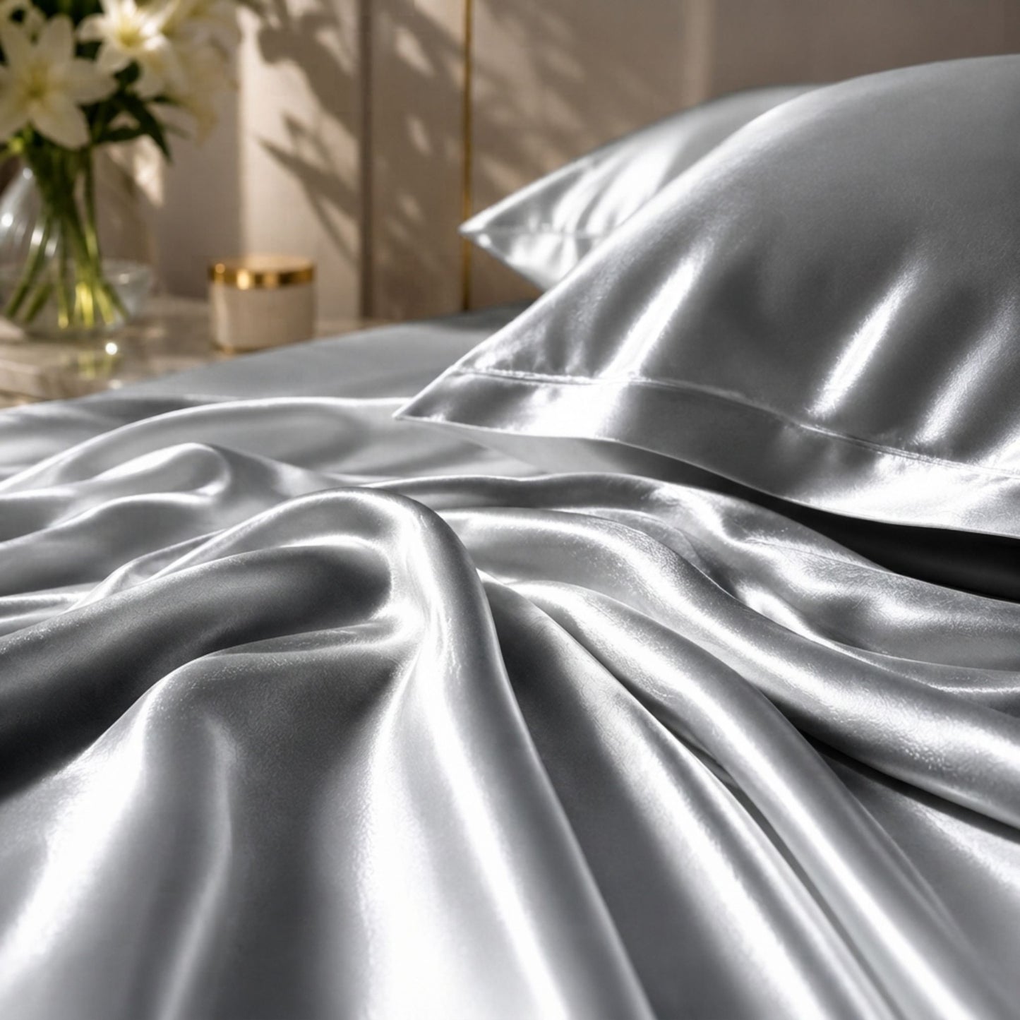 Bedify Bedding Silk Satin Sheet Set
