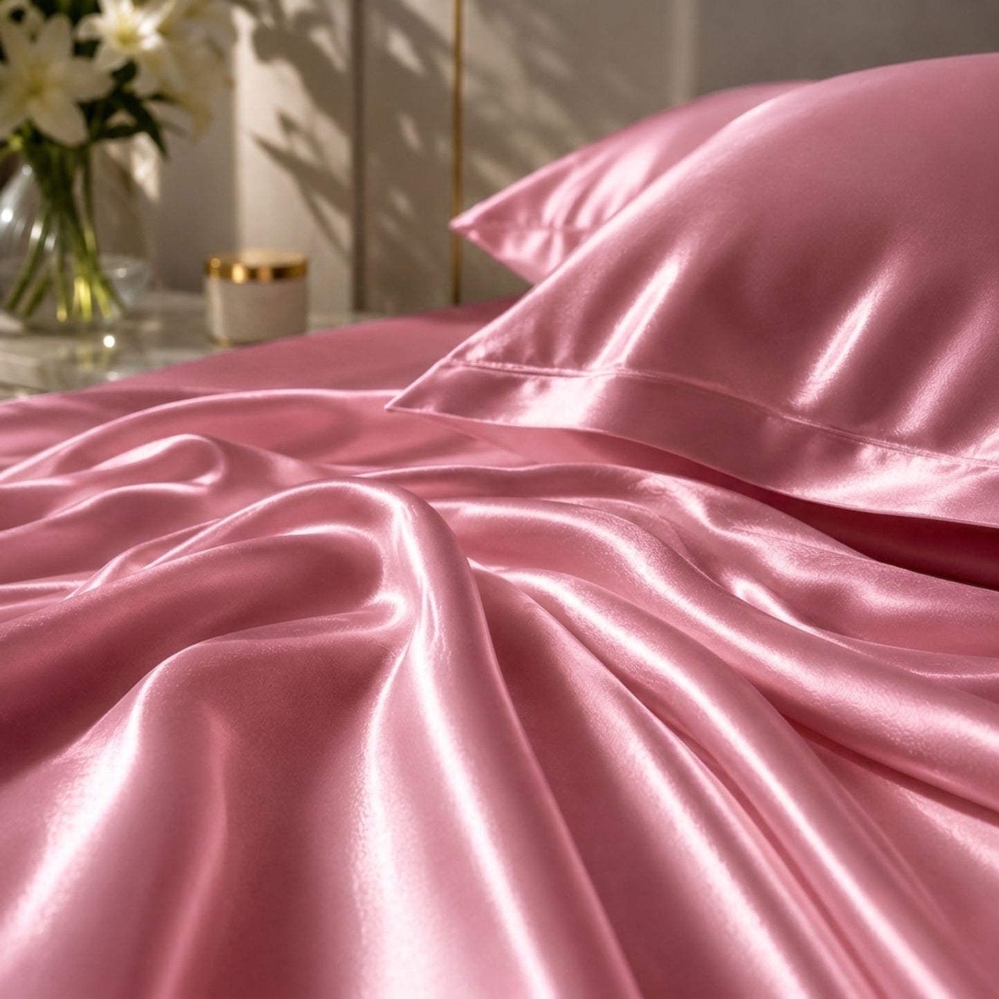 Bedify Bedding Silk Satin Sheet Set