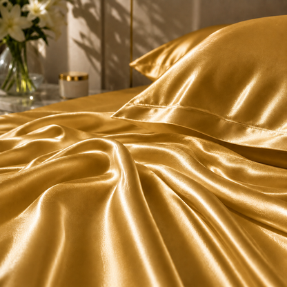 Bedify Bedding Silk Satin Sheet Set