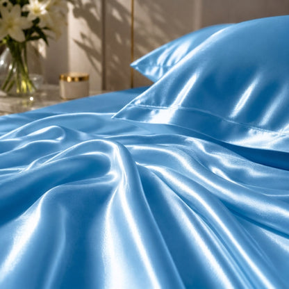 Bedify Bedding Silk Satin Sheet Set