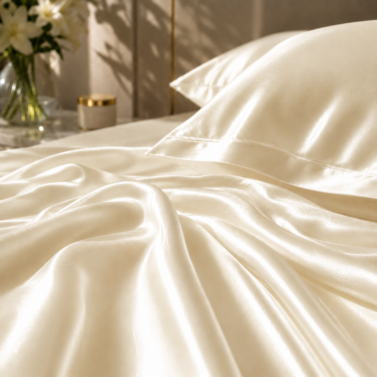 Bedify Bedding Silk Satin Sheet Set