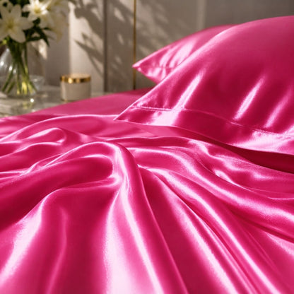 Bedify Bedding Silk Satin Sheet Set
