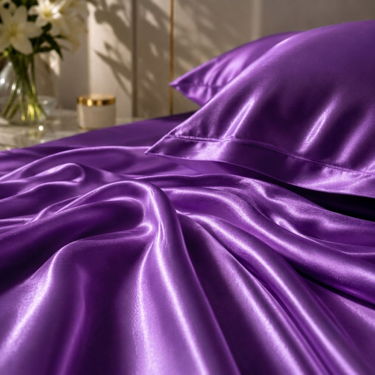 Bedify Bedding Silk Satin Sheet Set