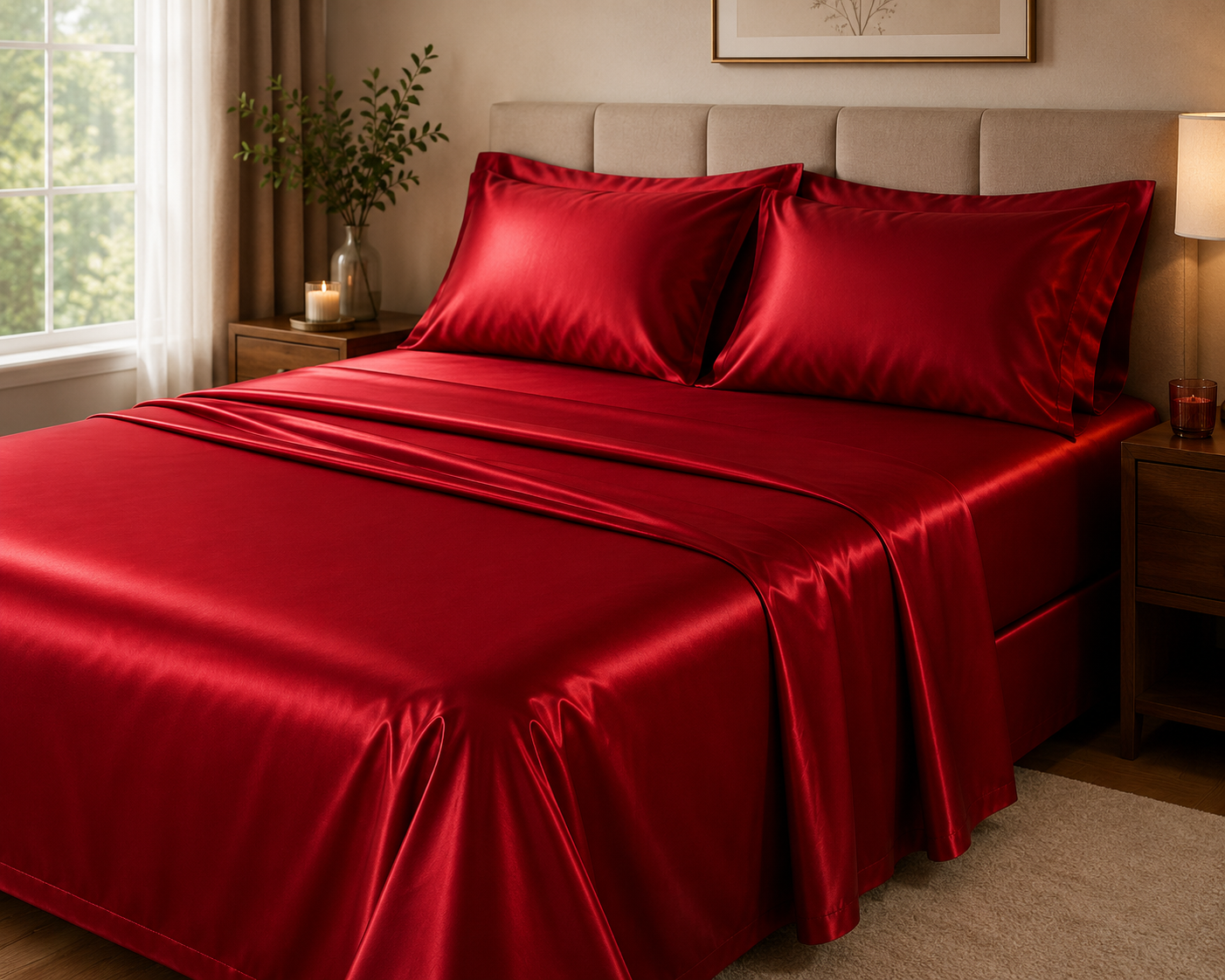 blood-red