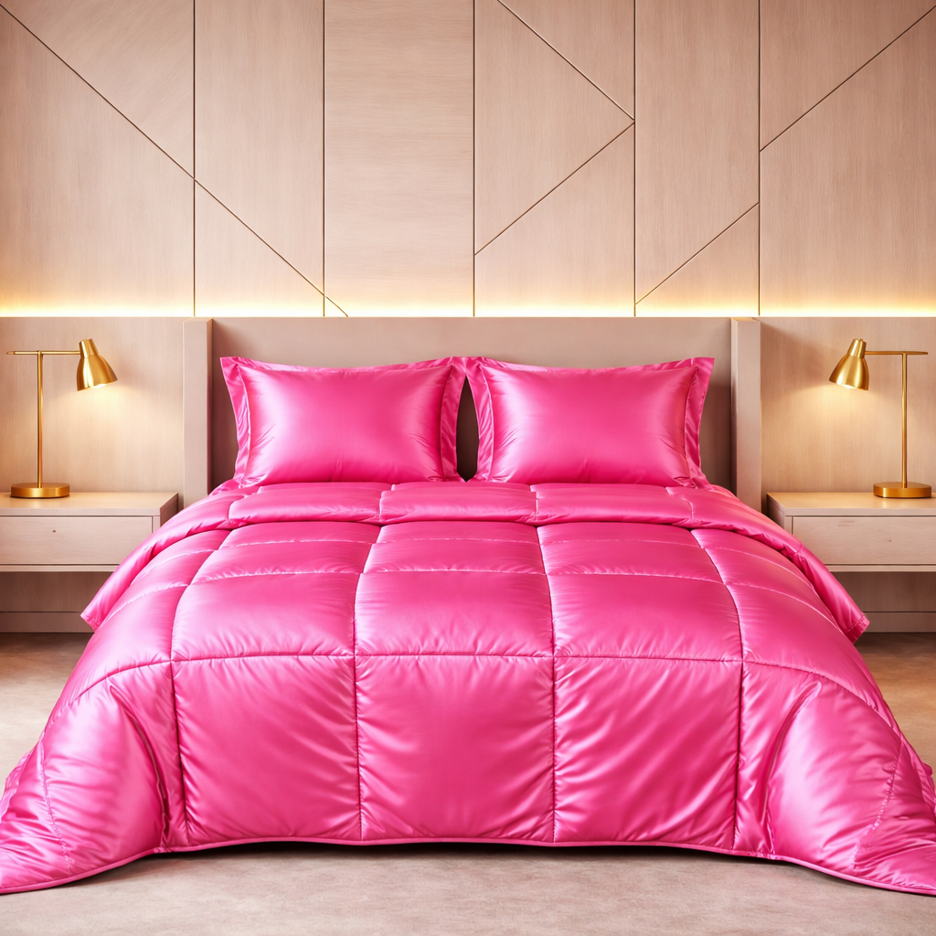 Silk Satin Comforter – Soft Lightweight Luxury Bedding Comforter