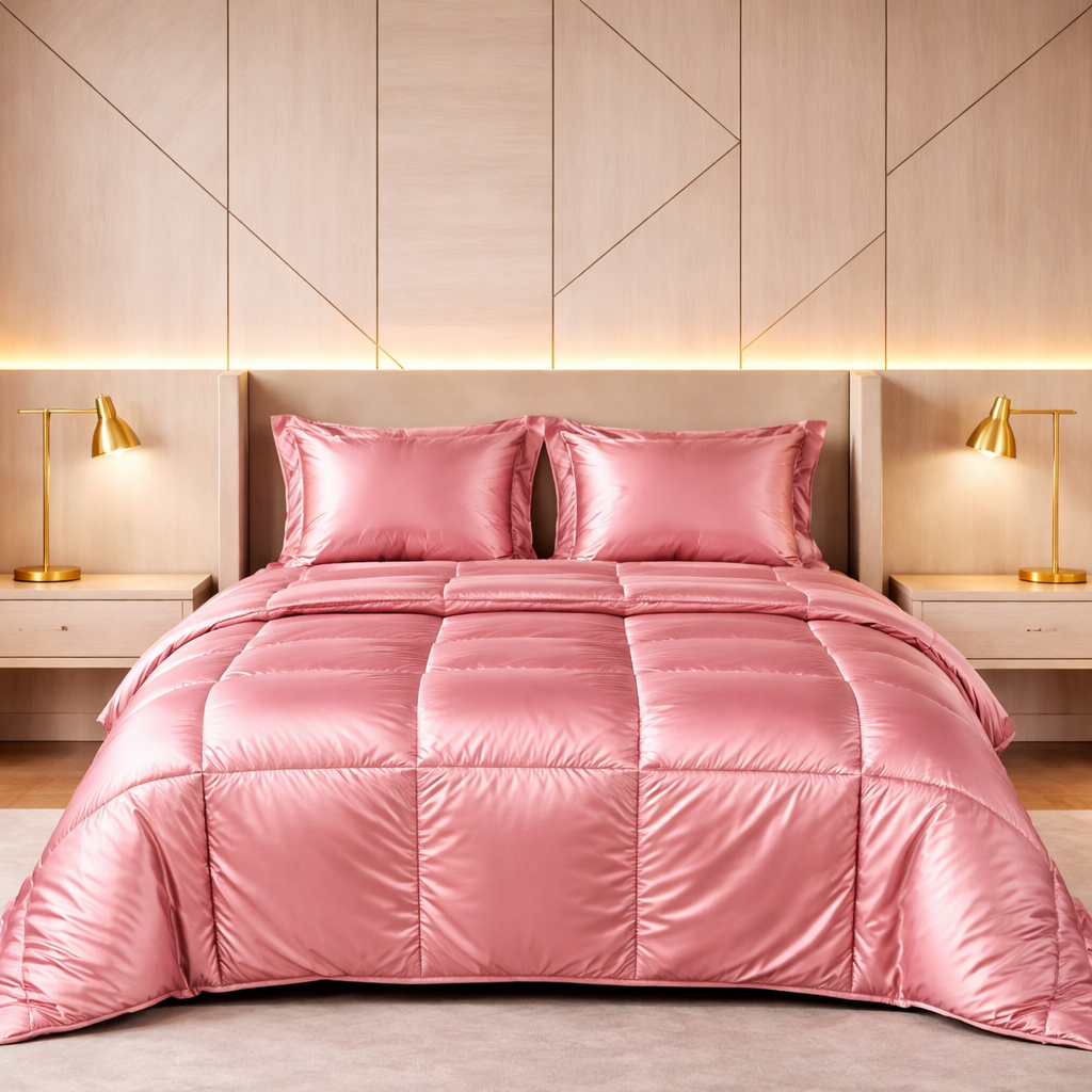 Silk Satin Comforter – Soft Lightweight Luxury Bedding Comforter