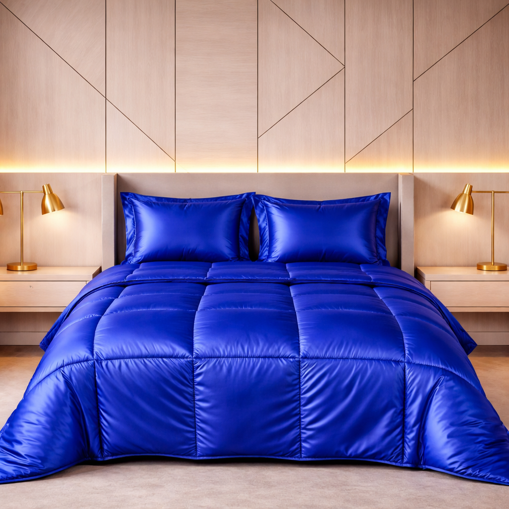 Silk Satin Comforter – Soft Lightweight Luxury Bedding Comforter