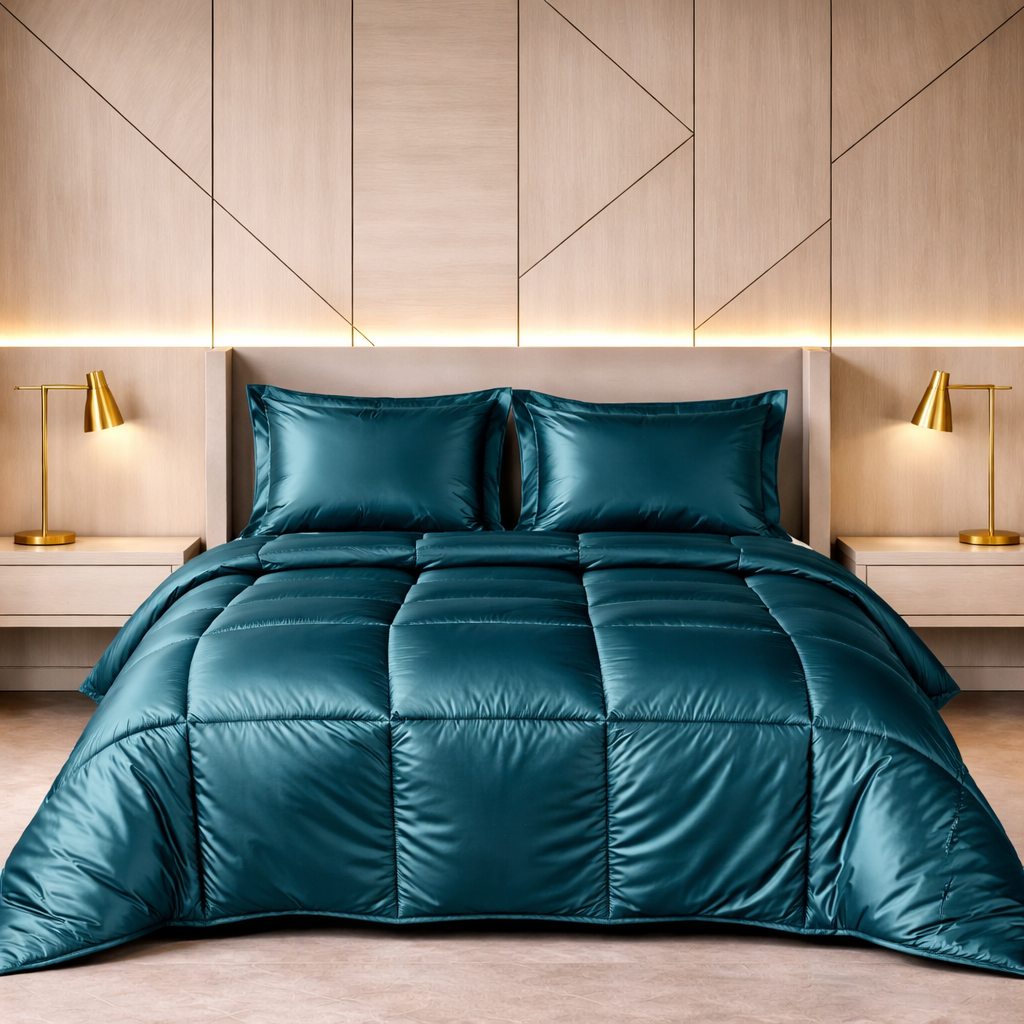 Silk Satin Comforter – Soft Lightweight Luxury Bedding Comforter